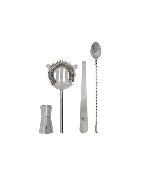 Bar accessories, HDKett, Silver finish