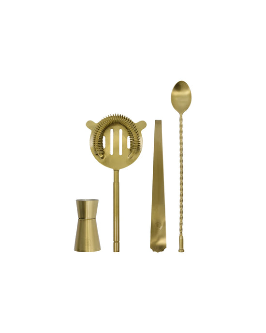 Bar accessories, HDKett, Antique brass finish