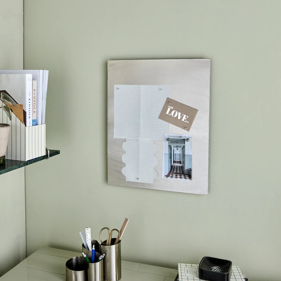 Tavle, HDNema, Børstet sølvfinish