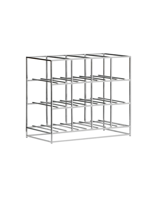 Wine rack, HD12, Silver finish