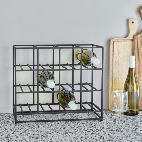 Weinregal, HD12, Schwarz