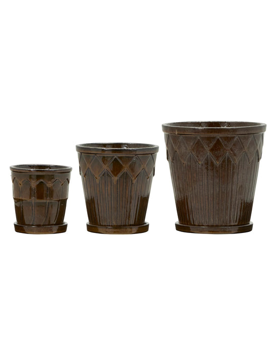 Planter, HDCora, Brown