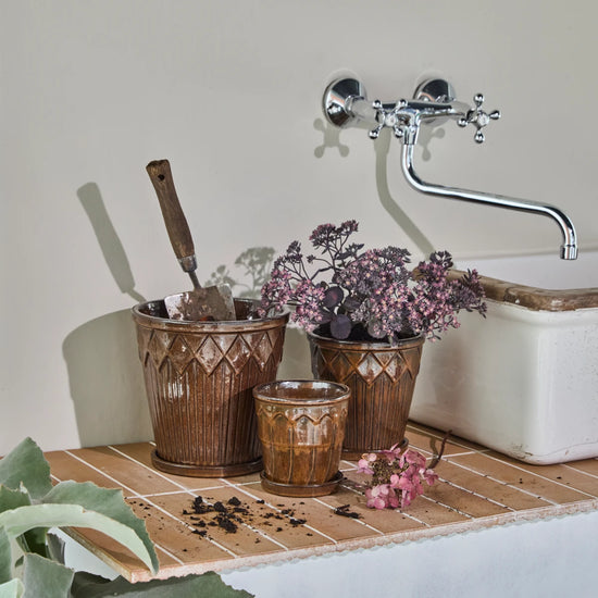 Urtepotte, HDCora, Brun