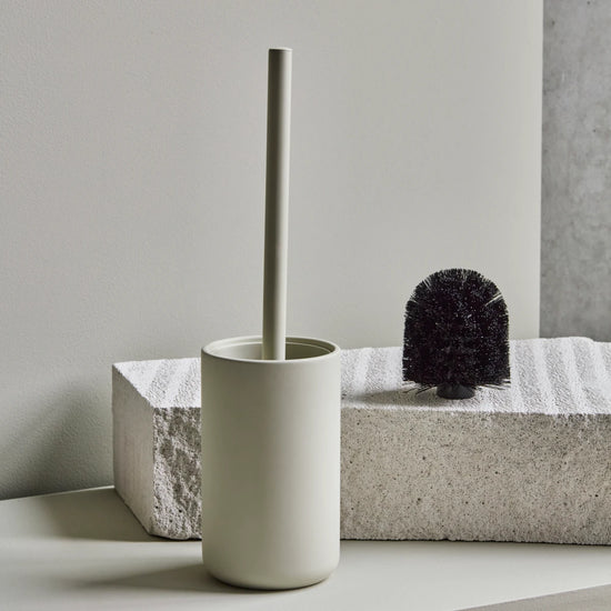 Toilet brush, HDPetra, Off-white