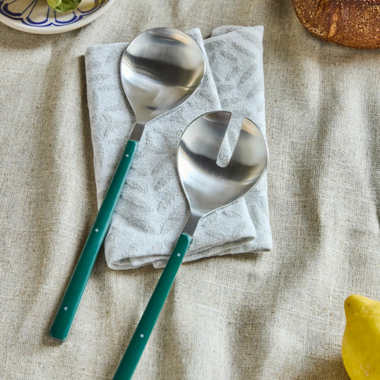 Salad set, HDLata, Dark green, Stainless steel