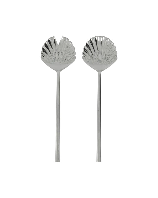 Salad set, HDFan, Silver finish