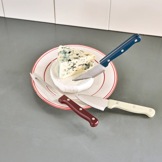 Cheese knives, NVCheese Knives, White, Blue, Red