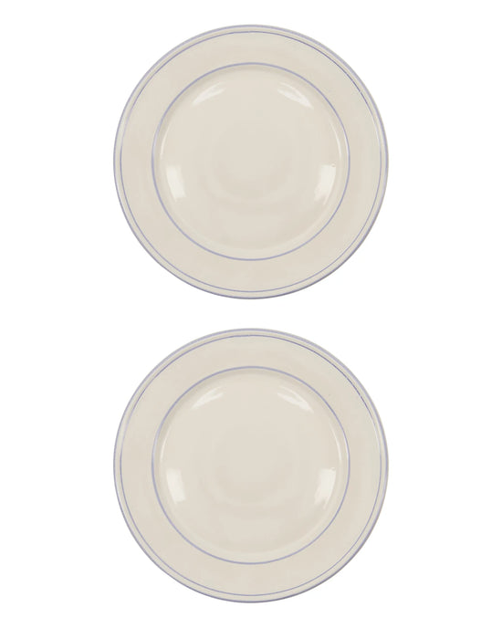 Dinner plate, NVBistro, Blue, White