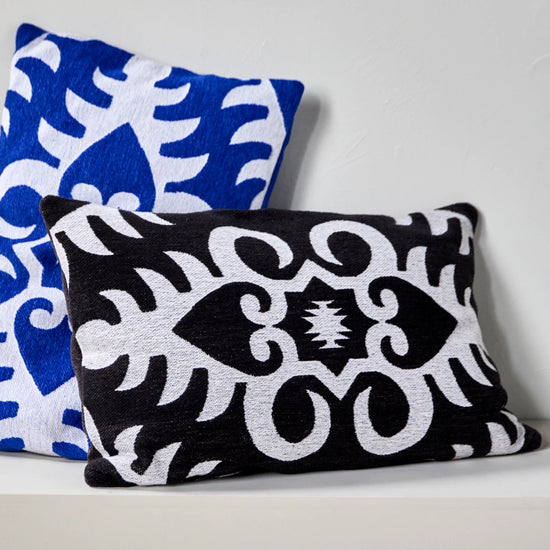 Cushion cover, HDAmici, Black, Off-white