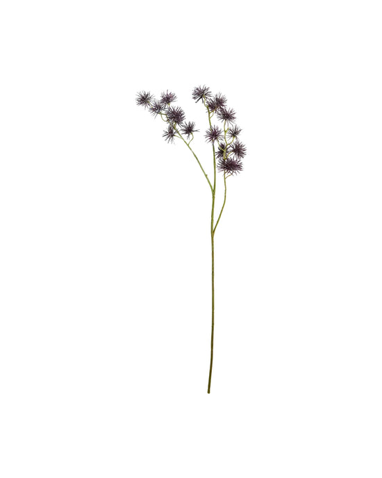 Artificial flower, HDUrchin spray, Burgundy