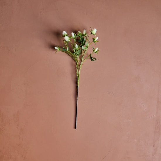 Artificial flower, HDEryngium, White
