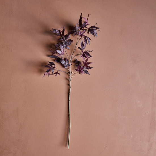 Artificial branch, HDMaple, Burgundy