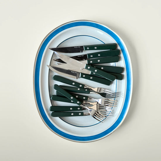 Steak knife & fork set, NVSteak, Green