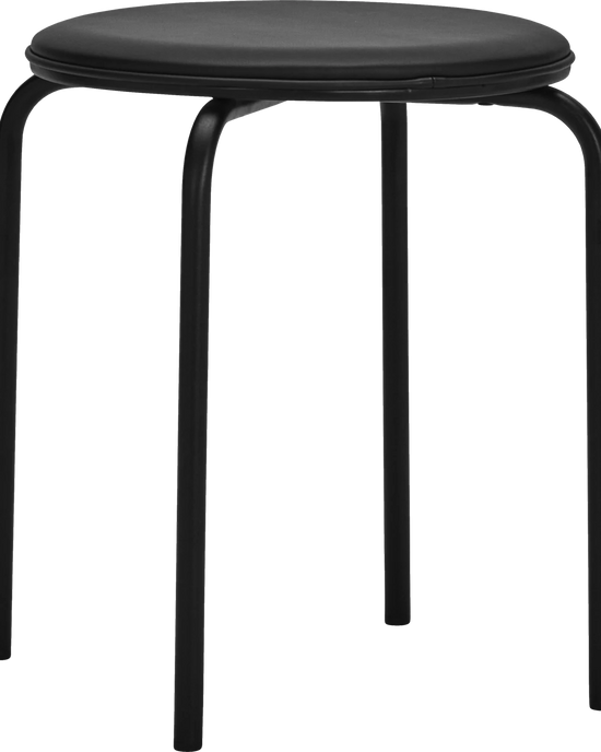 Stool, HDPova, Black