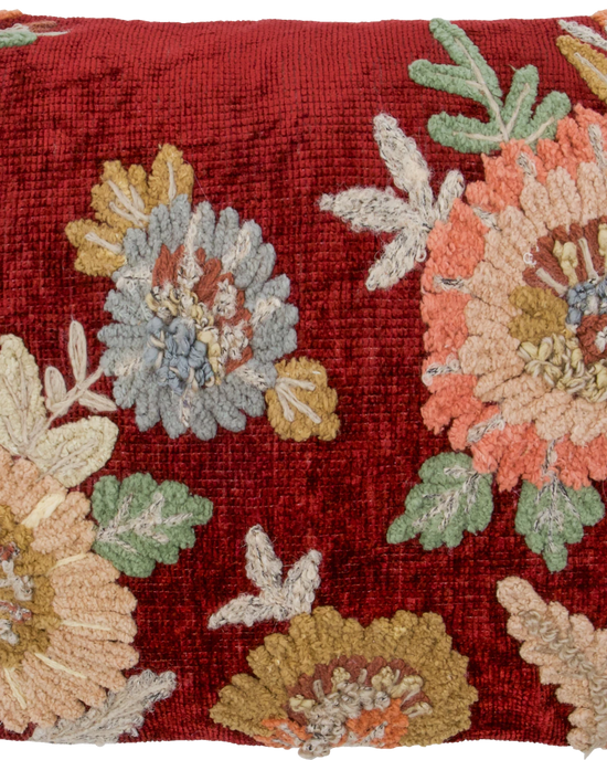 Cushion cover, HDNica, Red, Rose