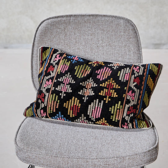 Cushion cover, HDEtni, Black, Multi