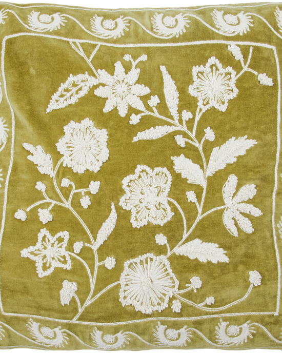 Cushion cover, HDRica, Mustard, Off-white