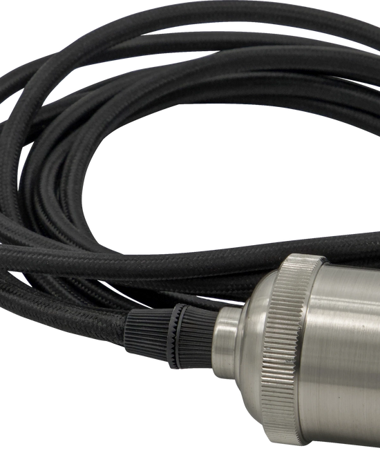 E27 Socket, HDFly, Silver finish