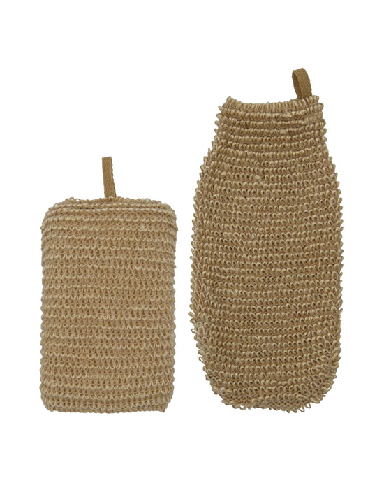 Schwamm und Peelinghandschuh, MKJute, Natur