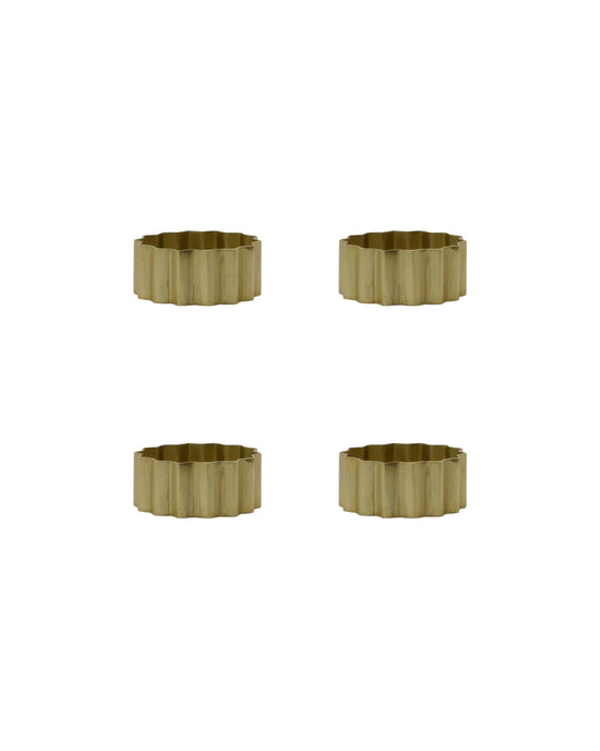 Napkin rings, HDNello, Gold finish