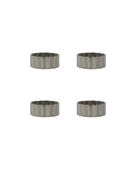 Napkin rings, HDNello, Silver finish