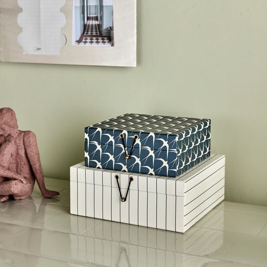 Aufbewahrungsschachteln, HDKeep, Sand, Dunkelgrau