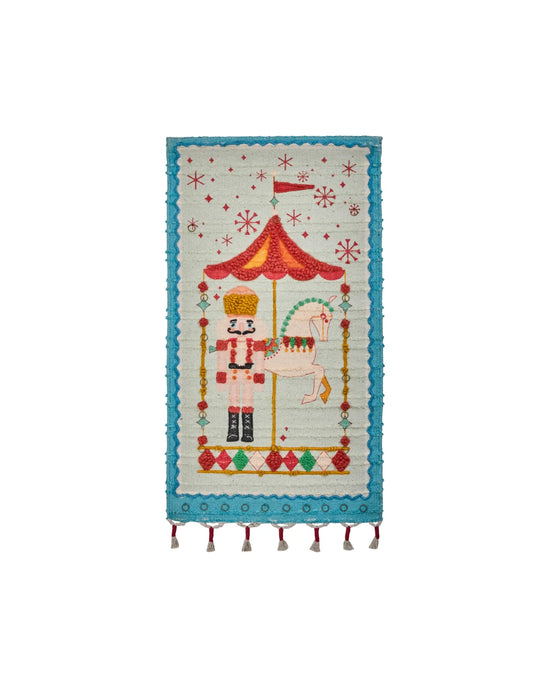 Adventskalender, HDHorse, Grün, Braun, Rot gebrannt
