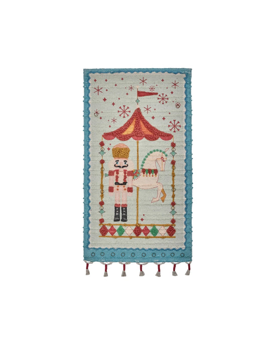 Adventskalender, HDHorse, Grün, Braun, Rot gebrannt