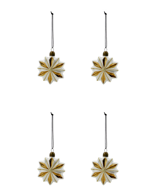 Weihnachtsschmuck, HDStella, Gold, Weiß