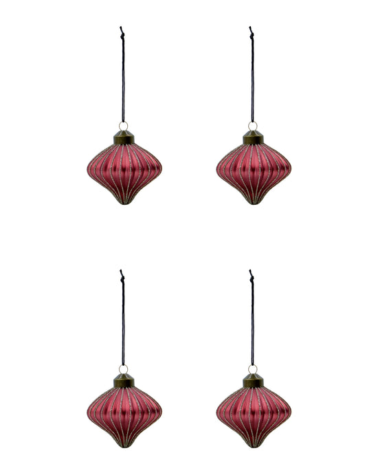 Christmas ornament, HDSpin, Dusty red