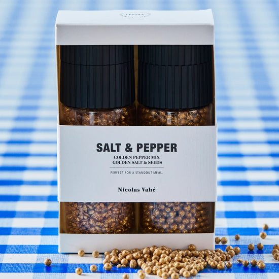 Gift box, Golden salt & seeds + pepper mix, 86|73 g|g