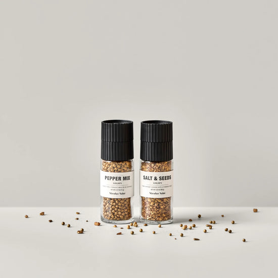 Gift box, Golden salt & seeds + pepper mix, 86|73 g|g