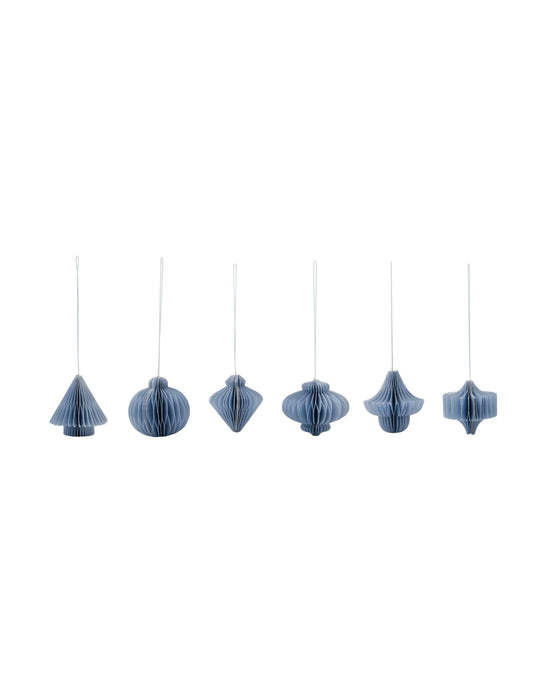 Christmas ornament, HDComb, Light blue