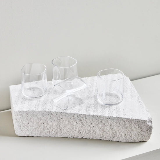 Drinking glass, HDSand, Clear