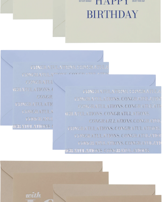 Greeting card, HDGreeting, Brown, Light blue, Off-white