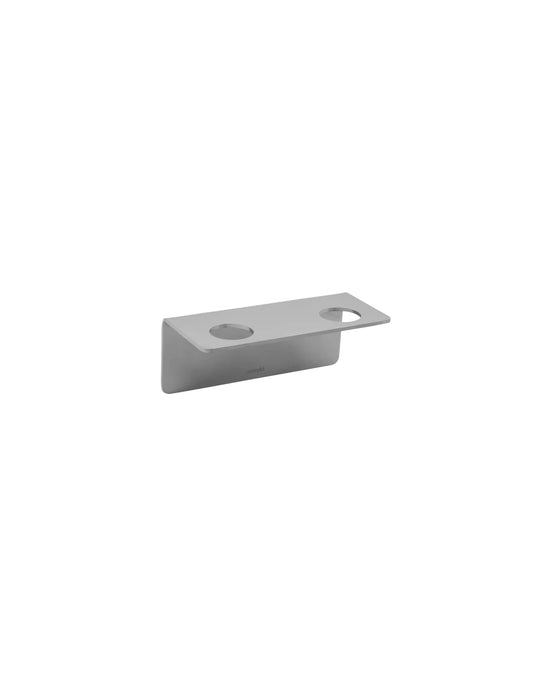 Bottle hanger 2 holes, MK, Brushed silver finish