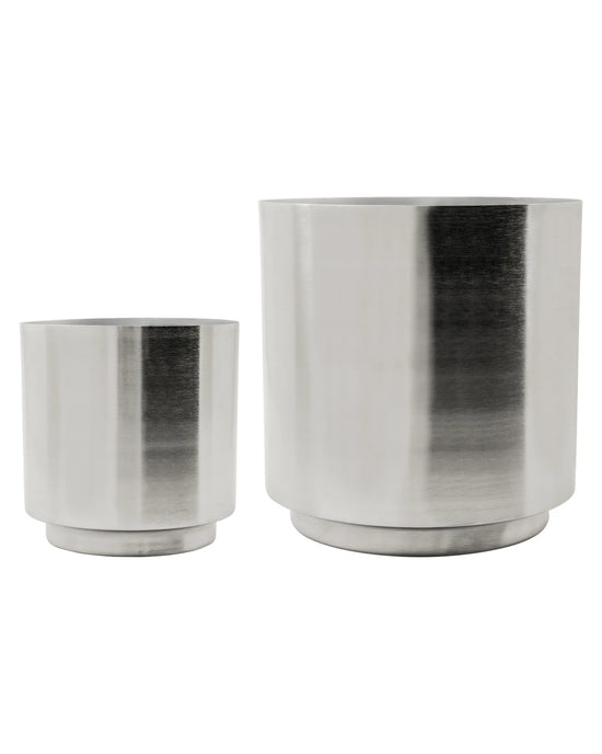 Planter, HDBailey, Silver finish