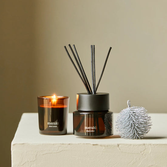 Gift boxCH, Silent Amber Diffusser + Scented Candle, 100|60 ml|g