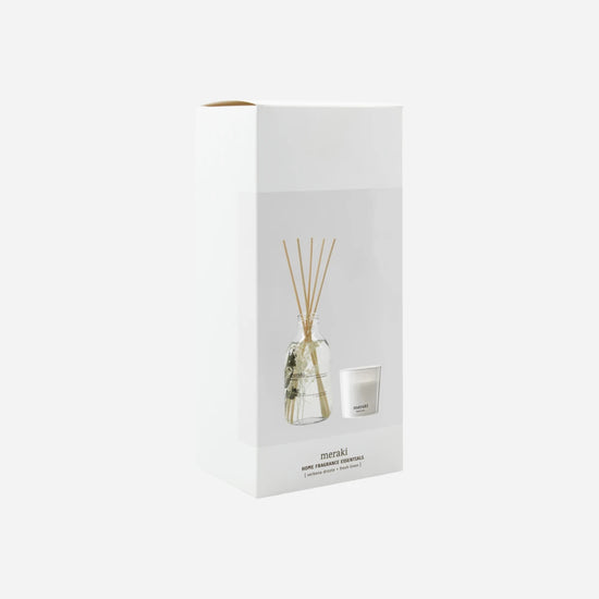 Gift box, Verbena Drizzle Diffuser + Fresh Linen Scented Candle 60 G., 240|60 ml|g