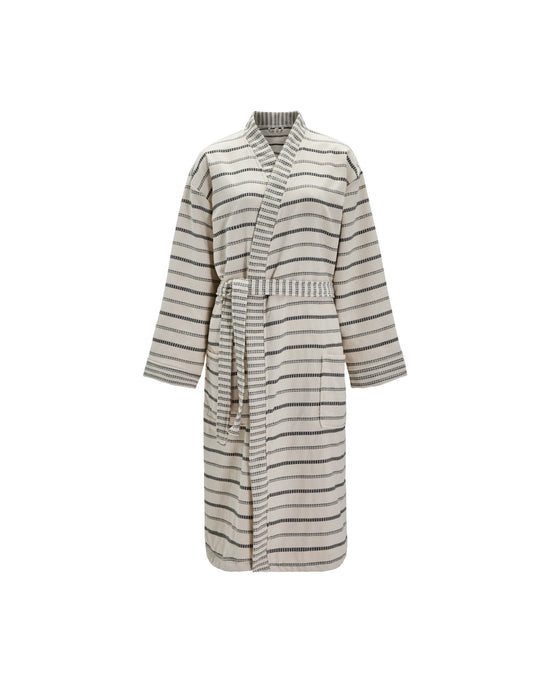 Bath robe, MKTrue L/XL, Off-white, Black