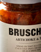 Bruschetta, Artischocke und Tomate