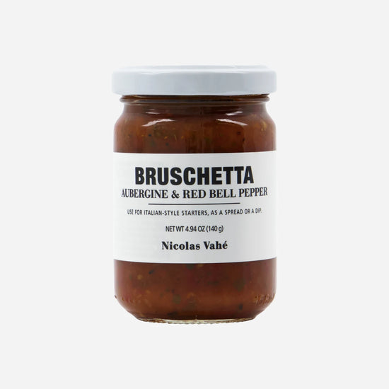 Bruschetta, Aubergine & red bell pepper, 140 g