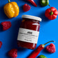 Jam, Red bell pepper, rasberry & chilli, 240 g