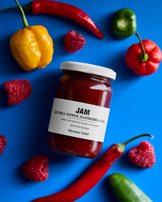 Jam, Red bell pepper, rasberry & chilli, 240 g