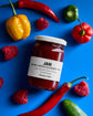 Jam, Red bell pepper, rasberry & chilli, 240 g