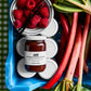 Jam, Rhubarb, raspberry & vanilla, 240 g