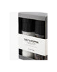 Gift box, French sea salt + pepper, black, organic, 60|120 g|g