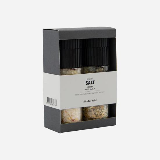Gift box, Salt chilli salt +  wild garlic, organic, 120|80 g|g