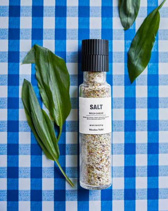 Salt, wild garlic