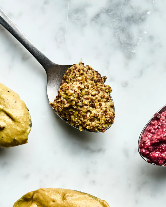 Mustard, Honey & whole grain, 115 g